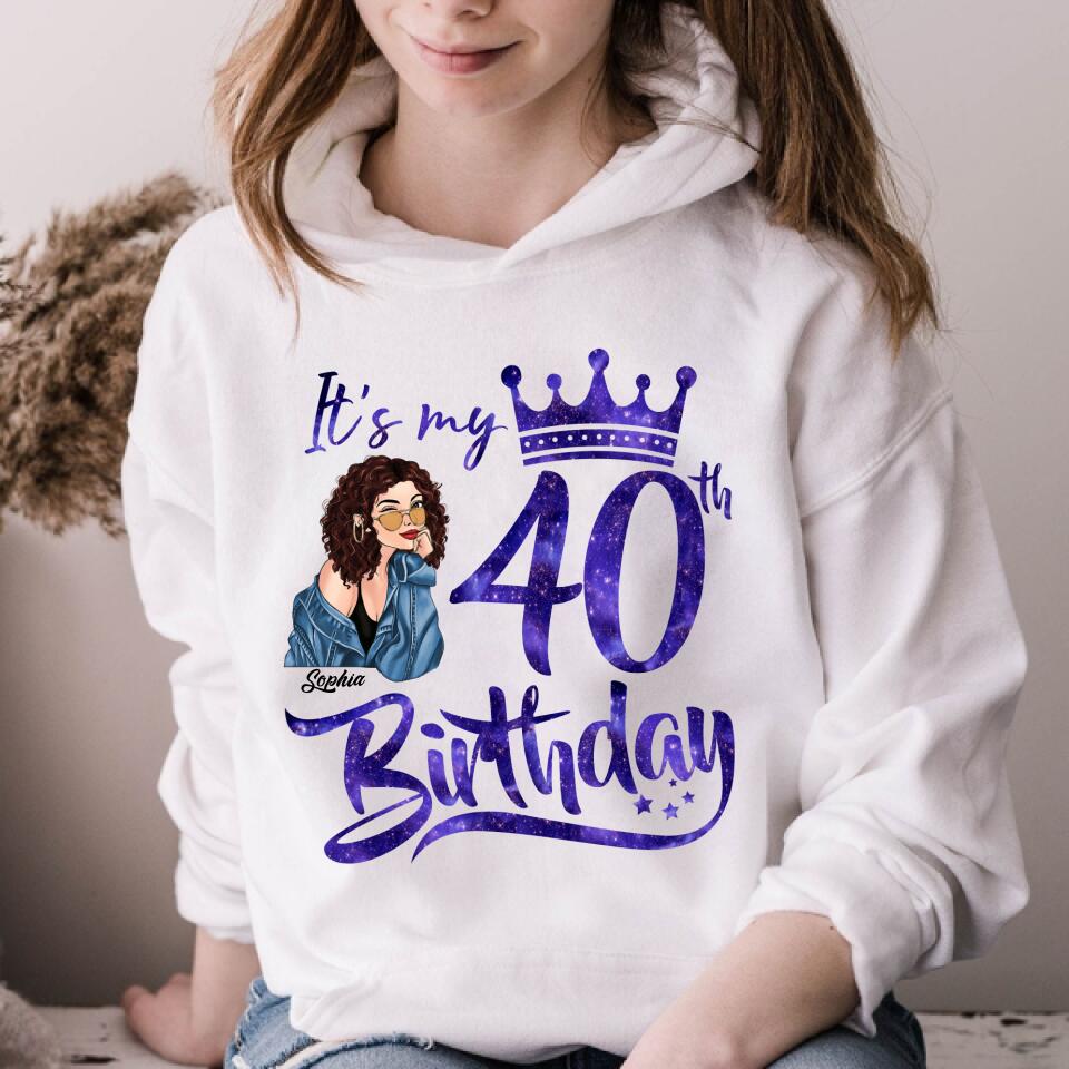 Chapter 40, Fabulous Since 1982 40th Birthday Unique T Shirt For Woman, Custom Birthday Shirt, Her Gifts For 40 Years Old , Turning 40 Birthday Cotton Shirt