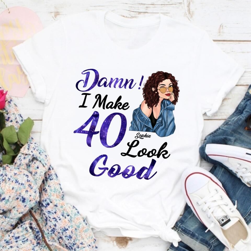 Chapter 40, Fabulous Since 1982 40th Birthday Unique T Shirt For Woman, Custom Birthday Shirt, Her Gifts For 40 Years Old , Turning 40 Birthday Cotton Shirt
