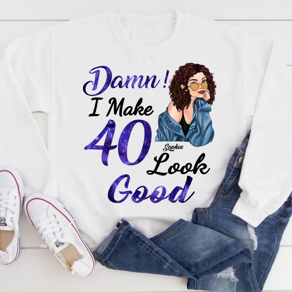 Chapter 40, Fabulous Since 1982 40th Birthday Unique T Shirt For Woman, Custom Birthday Shirt, Her Gifts For 40 Years Old , Turning 40 Birthday Cotton Shirt