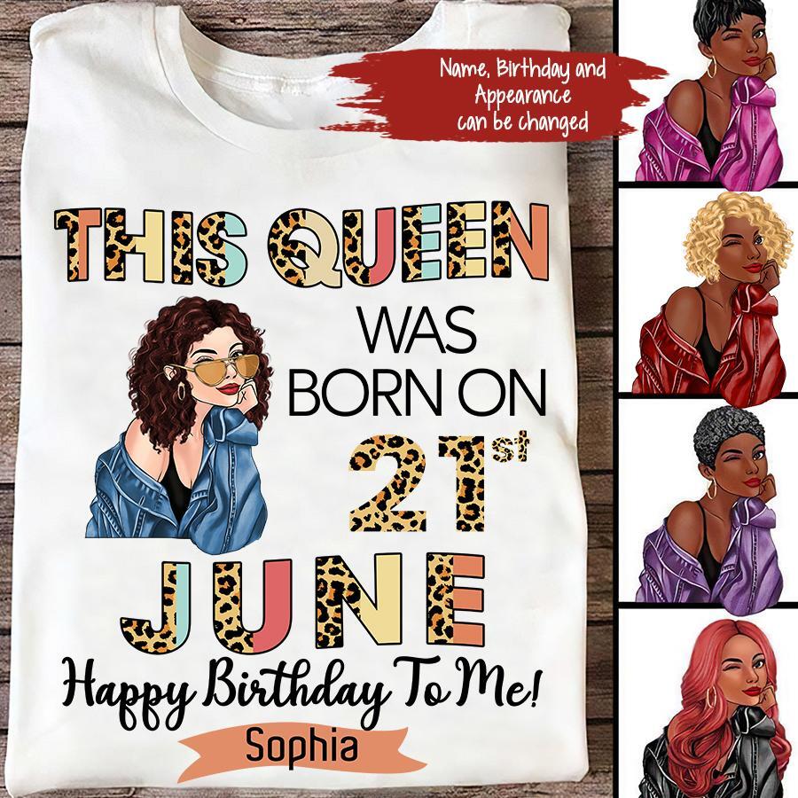 June Birthday Shirt, Custom Birthday Shirt, Queens Born In June, June Birthday Gifts, June shirts for Woman