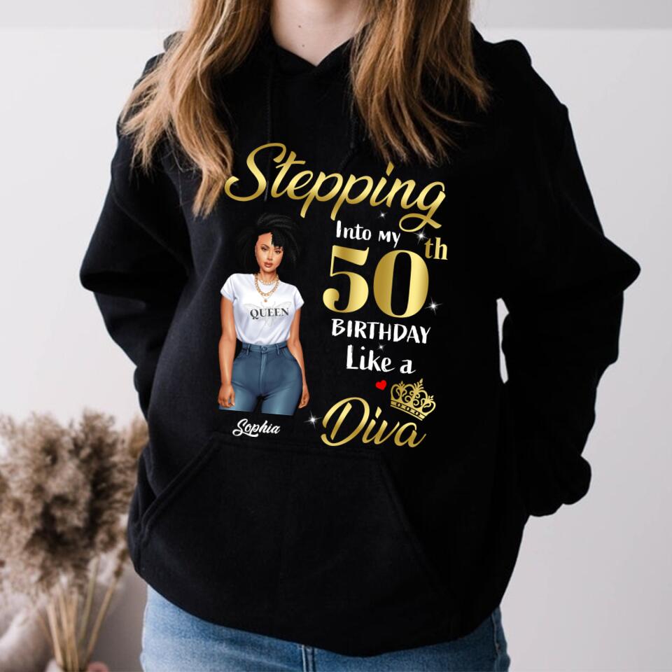 Chapter 50, Fabulous Since 1972 50th Birthday Unique T Shirt For Woman, Custom Birthday Shirt, Her Gifts For 50 Years Old , Turning 50 Birthday Cotton Shirt