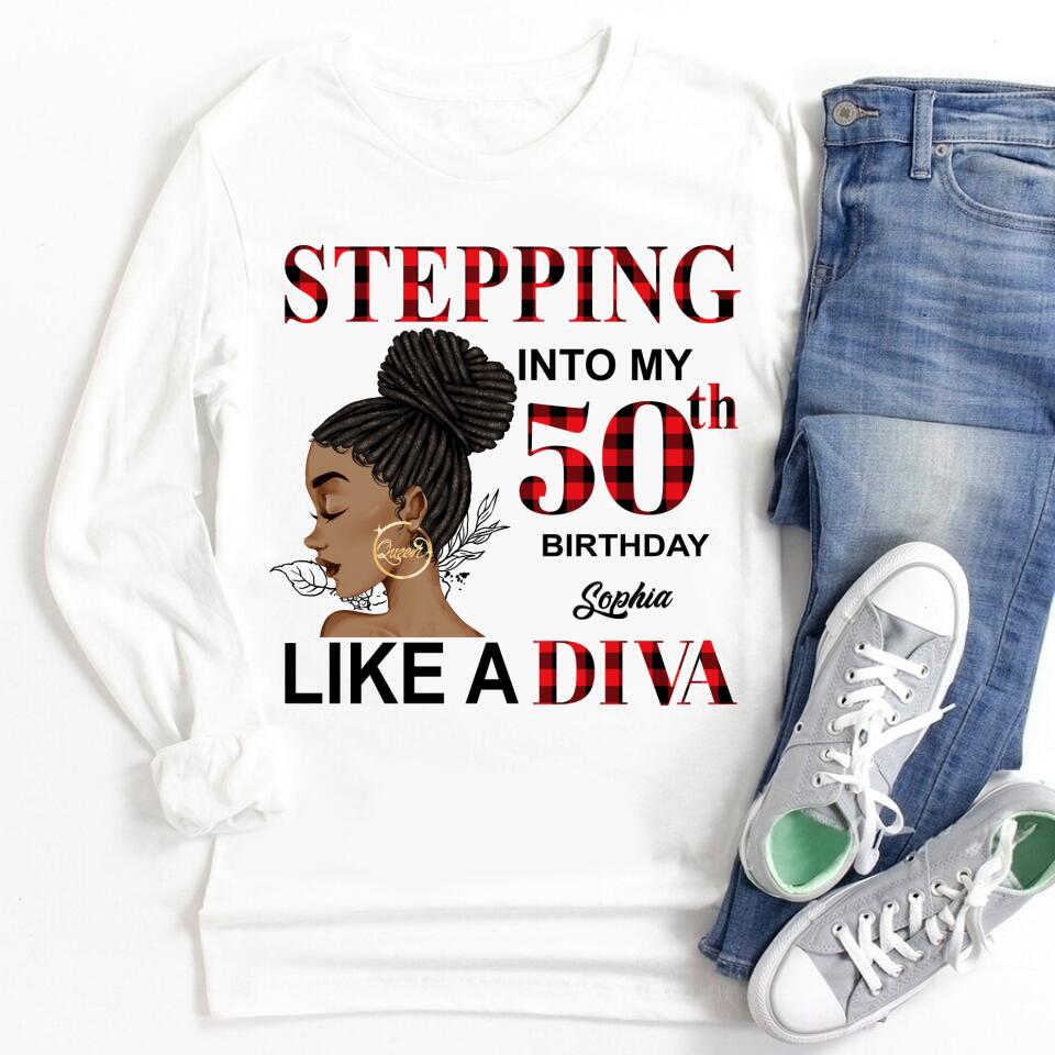 Chapter 50, Fabulous Since 1972 50th Birthday Unique T Shirt For Woman, Custom Birthday Shirt, Her Gifts For 50 Years Old , Turning 50 Birthday Cotton Shirt