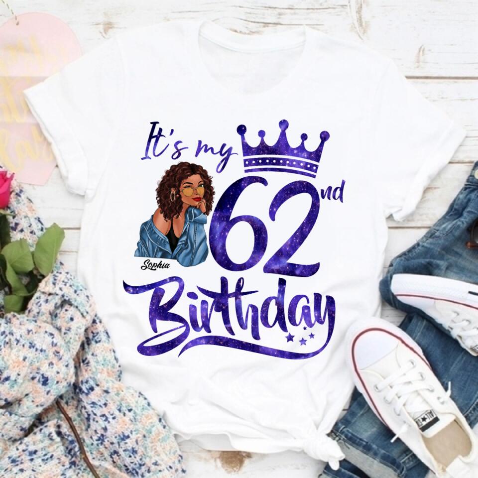 62nd Birthday Shirts, Custom Birthday Shirts, Turning 62 Shirt For Women, Turning 62 And Fabulous Shirt, 1960 Shirt, Best Gifts For Women Turning 62