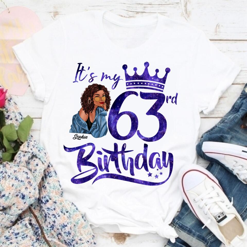 63rd Birthday Shirts, Custom Birthday Shirts, Turning 63 Shirt For Women, Turning 63 And Fabulous Shirt, 1959 Shirt, Best Gifts For Women Turning 63