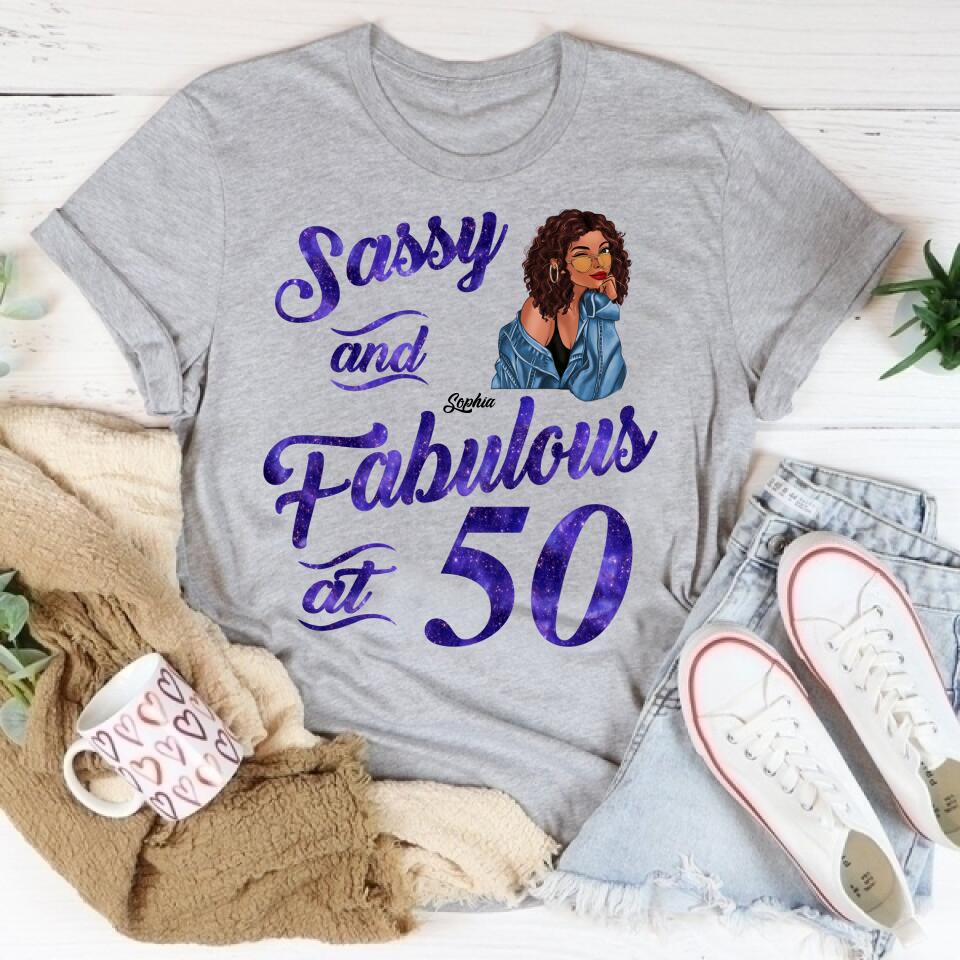 50th Birthday Shirts, Custom Birthday Shirts, Turning 50 Shirt For Women, Turning 50 And Fabulous Shirt, 1972 Shirt, Best Gifts For Women Turning 50