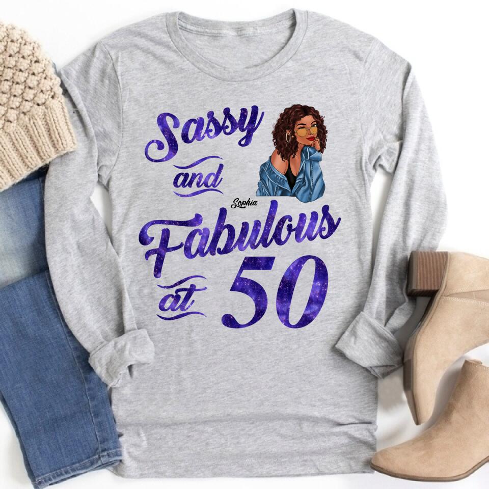 50th Birthday Shirts, Custom Birthday Shirts, Turning 50 Shirt For Women, Turning 50 And Fabulous Shirt, 1972 Shirt, Best Gifts For Women Turning 50