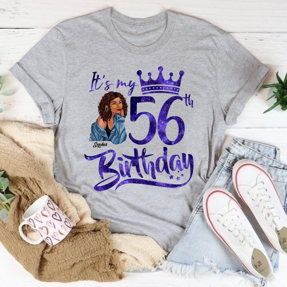 Chapter 56, Fabulous Since 1966 56th Birthday Unique T Shirt For Woman, Custom Birthday Shirt, Her Gifts For 56 Years Old , Turning 56 Birthday Cotton Shirt