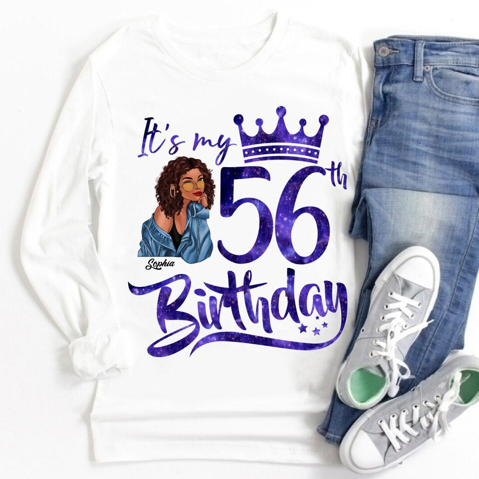 Chapter 56, Fabulous Since 1966 56th Birthday Unique T Shirt For Woman, Custom Birthday Shirt, Her Gifts For 56 Years Old , Turning 56 Birthday Cotton Shirt