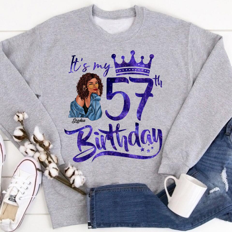 Chapter 57, Fabulous Since 1965 57th Birthday Unique T Shirt For Woman, Custom Birthday Shirt, Her Gifts For 57 Years Old , Turning 57 Birthday Cotton Shirt
