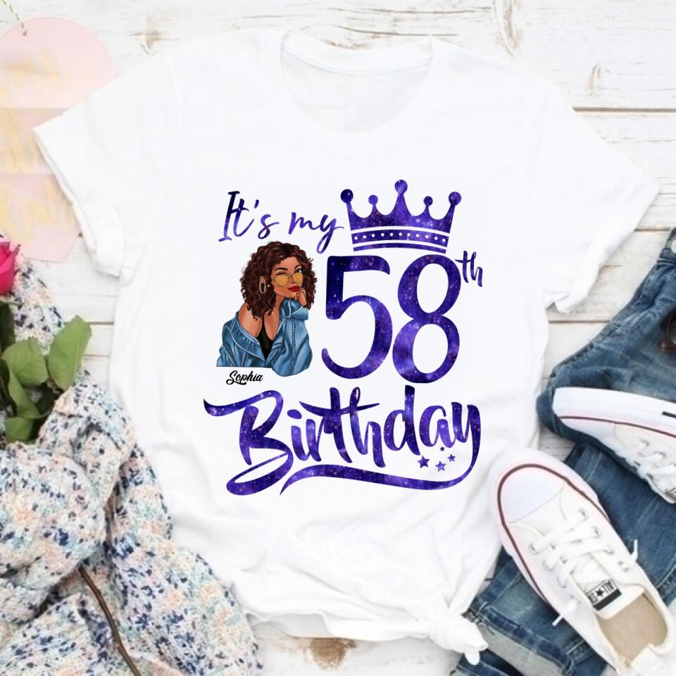 Chapter 58, Fabulous Since 1964 58th Birthday Unique T Shirt For Woman, Custom Birthday Shirt, Her Gifts For 58 Years Old , Turning 58 Birthday Cotton Shirt