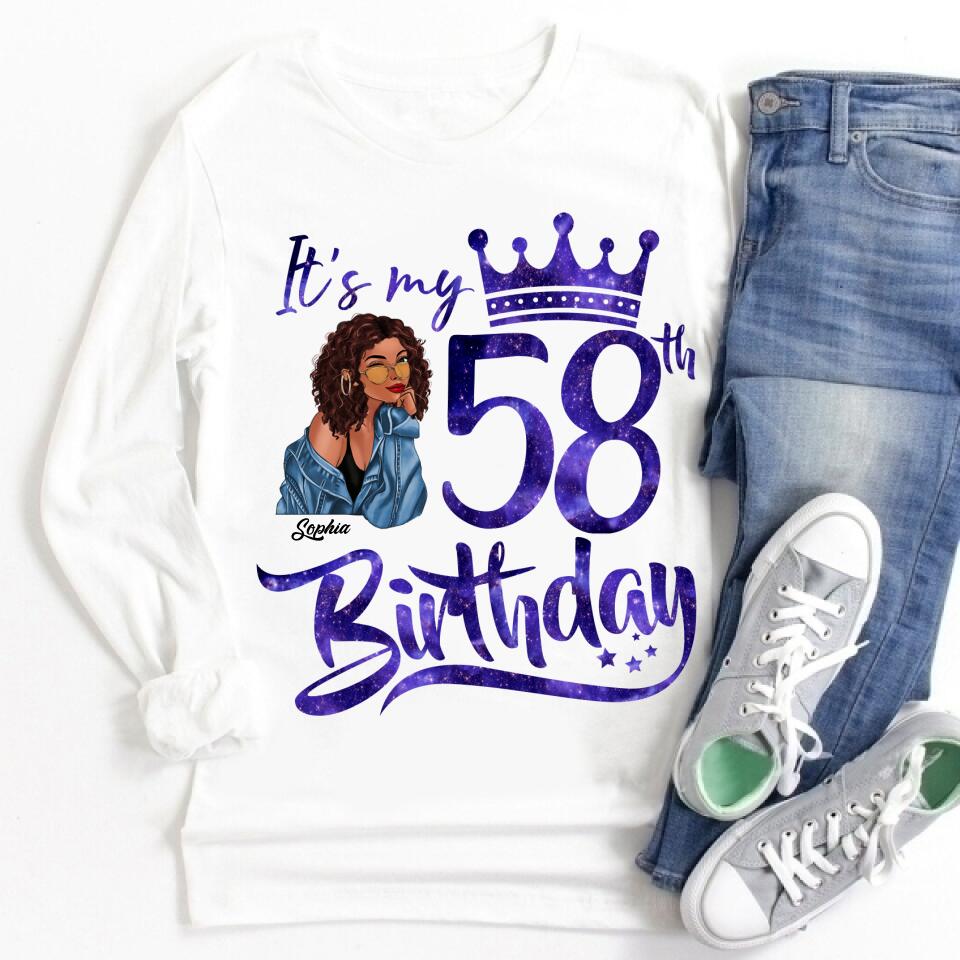 Chapter 58, Fabulous Since 1964 58th Birthday Unique T Shirt For Woman, Custom Birthday Shirt, Her Gifts For 58 Years Old , Turning 58 Birthday Cotton Shirt