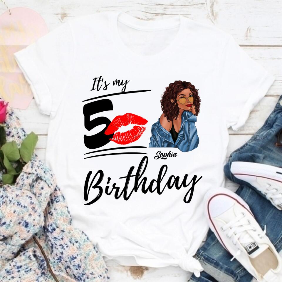 50th Birthday Shirts, Custom Birthday Shirts, Turning 50 Shirt, Gifts For Women Turning 50, 50 And Fabulous Shirt, 1972 Shirt, 50th Birthday Shirts For Her