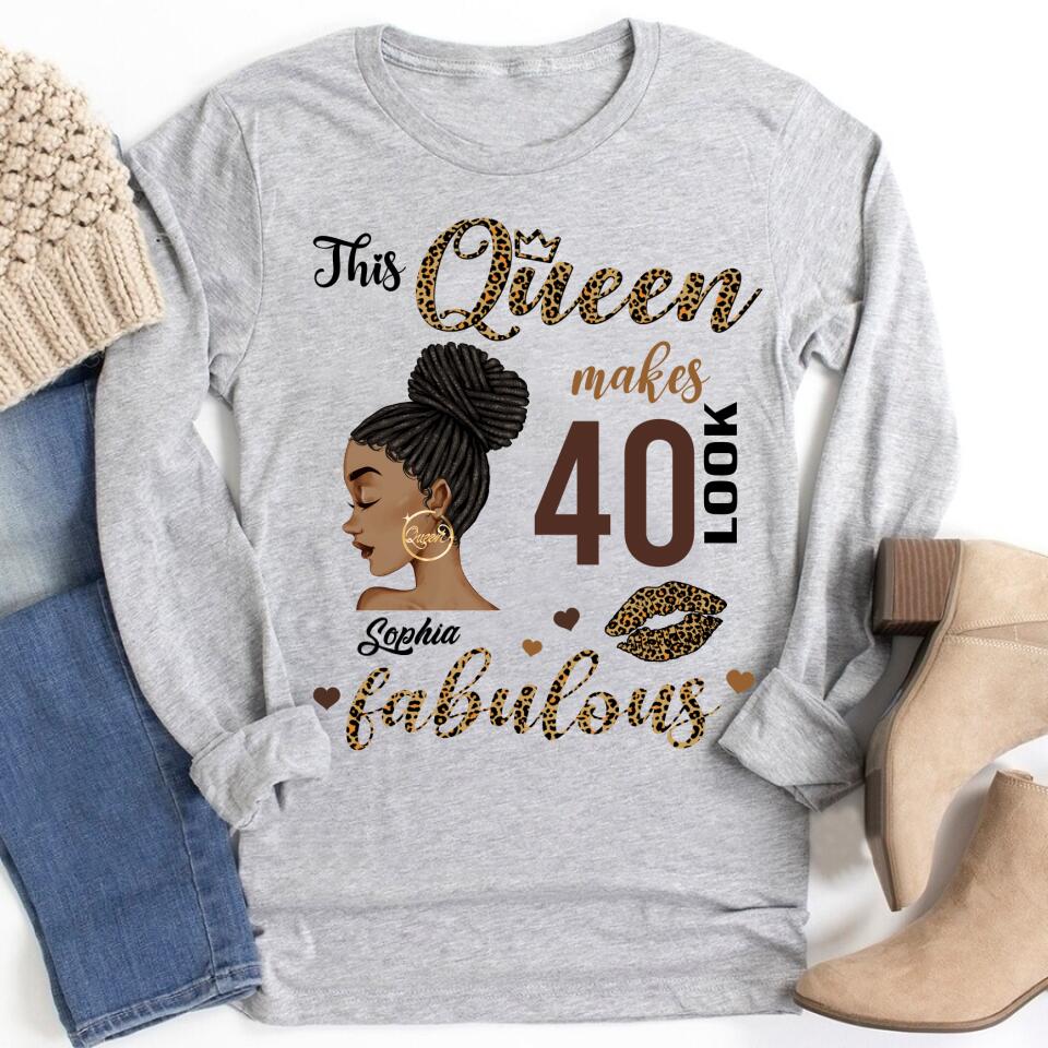 40th Birthday Shirts, Custom Birthday Shirts, Turning 40 Shirt, Gifts For Women Turning 40, 40 And Fabulous Shirt, 1982 Shirt, 40th Birthday Shirts For Her