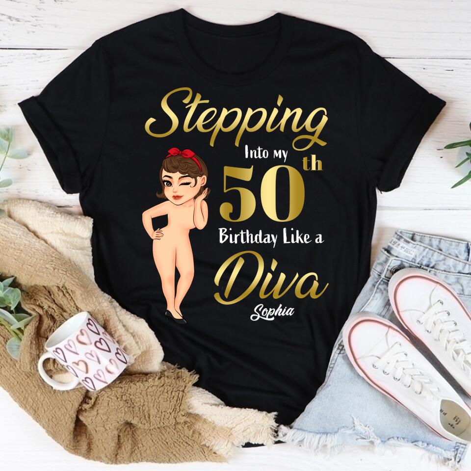 50th Birthday Shirts, Custom Birthday Shirts, Turning 50 Shirt, Gifts For Women Turning 50, 50 And Fabulous Shirt, 1972 Shirt, 50th Birthday Shirts For Her