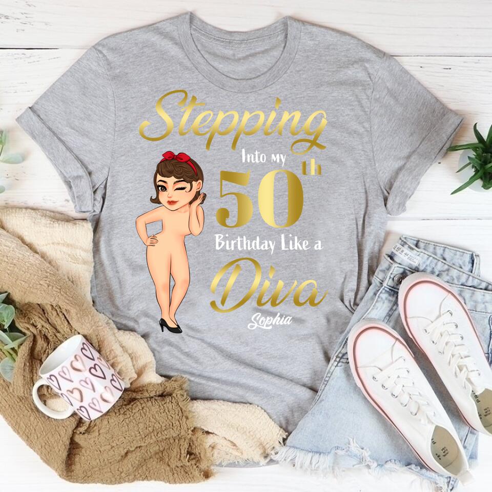 50th Birthday Shirts, Custom Birthday Shirts, Turning 50 Shirt, Gifts For Women Turning 50, 50 And Fabulous Shirt, 1972 Shirt, 50th Birthday Shirts For Her