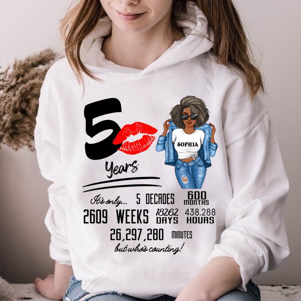 50th Birthday Shirts, Custom Birthday Shirts, Turning 50 Shirt, Gifts For Women Turning 50, 50 And Fabulous Shirt, 1972 Shirt, 50th Birthday Shirts For Her