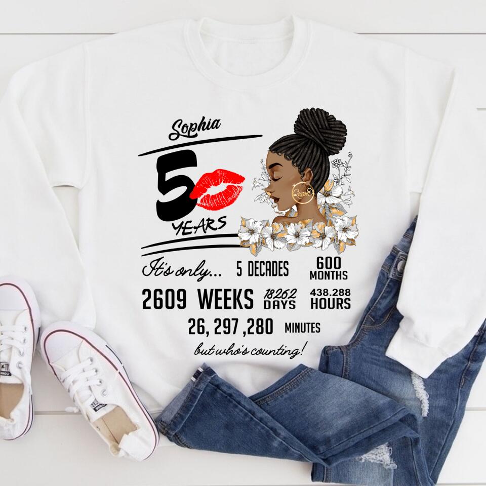 50th Birthday Shirts, Custom Birthday Shirts, Turning 50 Shirt, Gifts For Women Turning 50, 50 And Fabulous Shirt, 1972 Shirt, 50th Birthday Shirts For Her