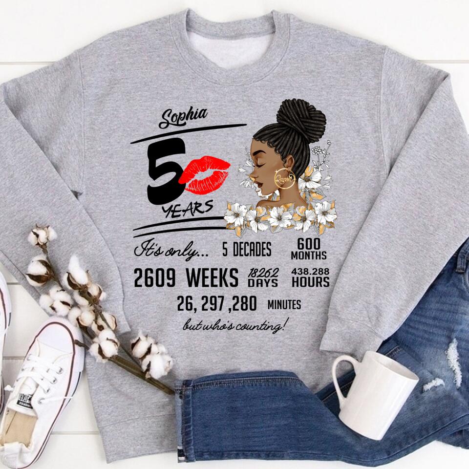 50th Birthday Shirts, Custom Birthday Shirts, Turning 50 Shirt, Gifts For Women Turning 50, 50 And Fabulous Shirt, 1972 Shirt, 50th Birthday Shirts For Her
