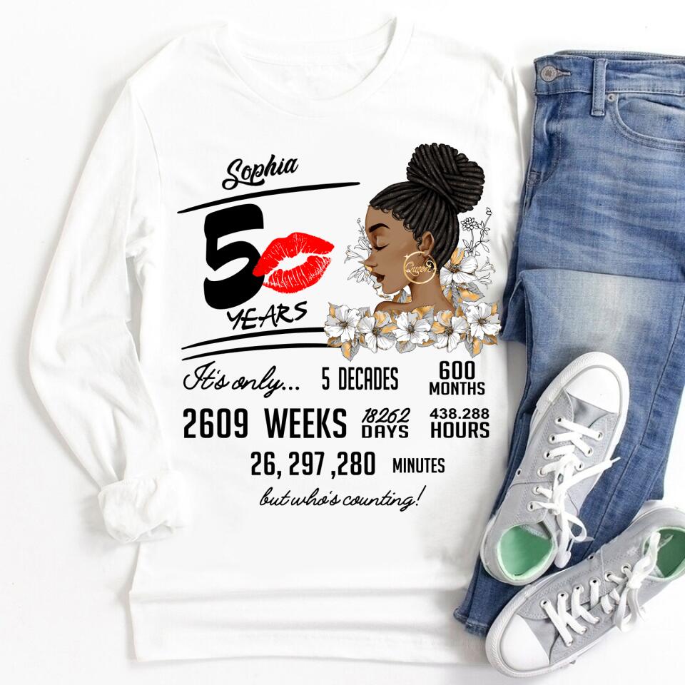 50th Birthday Shirts, Custom Birthday Shirts, Turning 50 Shirt, Gifts For Women Turning 50, 50 And Fabulous Shirt, 1972 Shirt, 50th Birthday Shirts For Her
