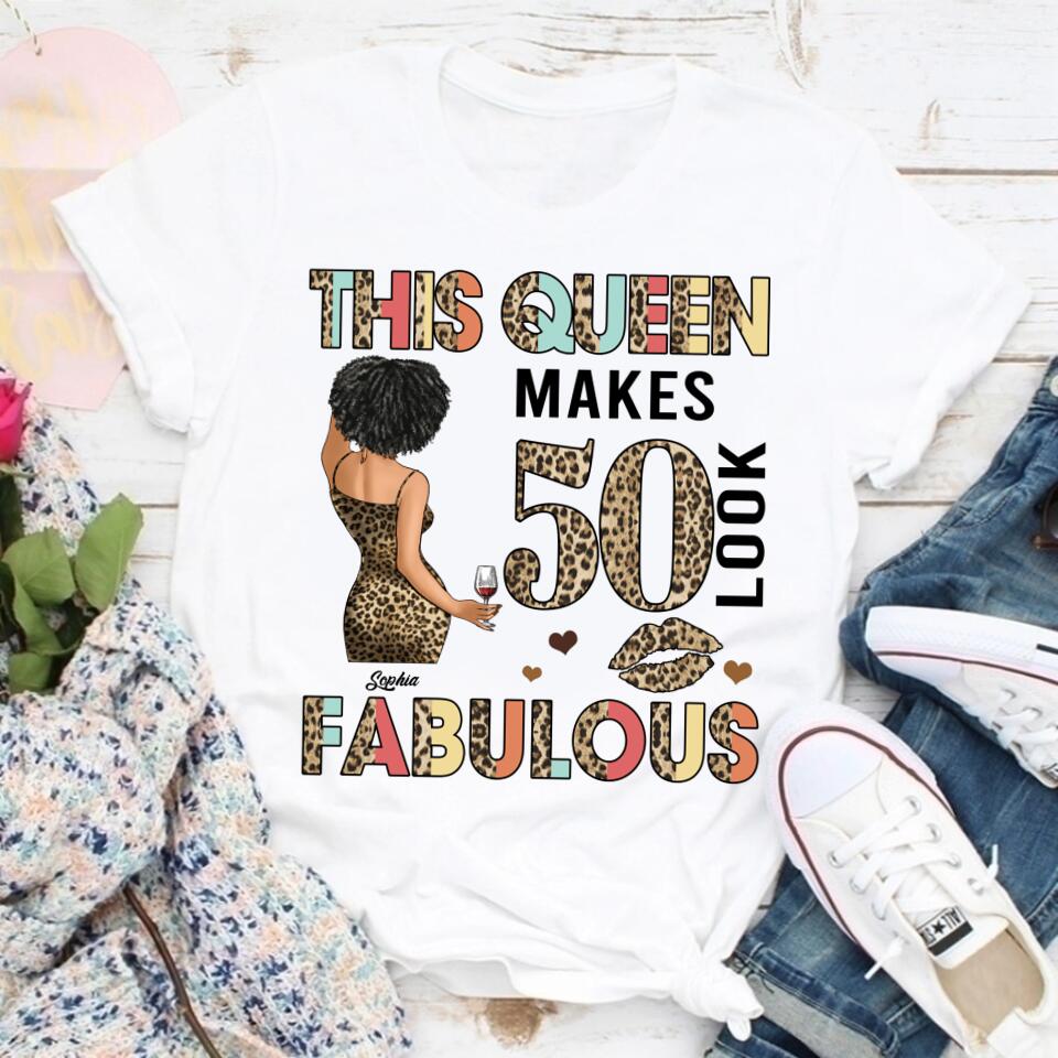 50th Birthday Shirts, Custom Birthday Shirts, Turning 50 Shirt, Gifts For Women Turning 50, 50 And Fabulous Shirt, 1972 Shirt, 50th Birthday Shirts For Her