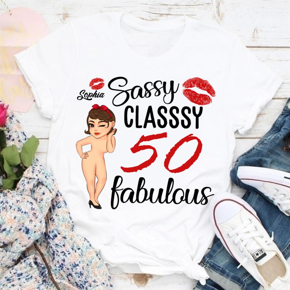50th Birthday Shirts, Custom Birthday Shirts, Turning 50 Shirt, Gifts For Women Turning 50, 50 And Fabulous Shirt, 1972 Shirt, 50th Birthday Shirts For Her