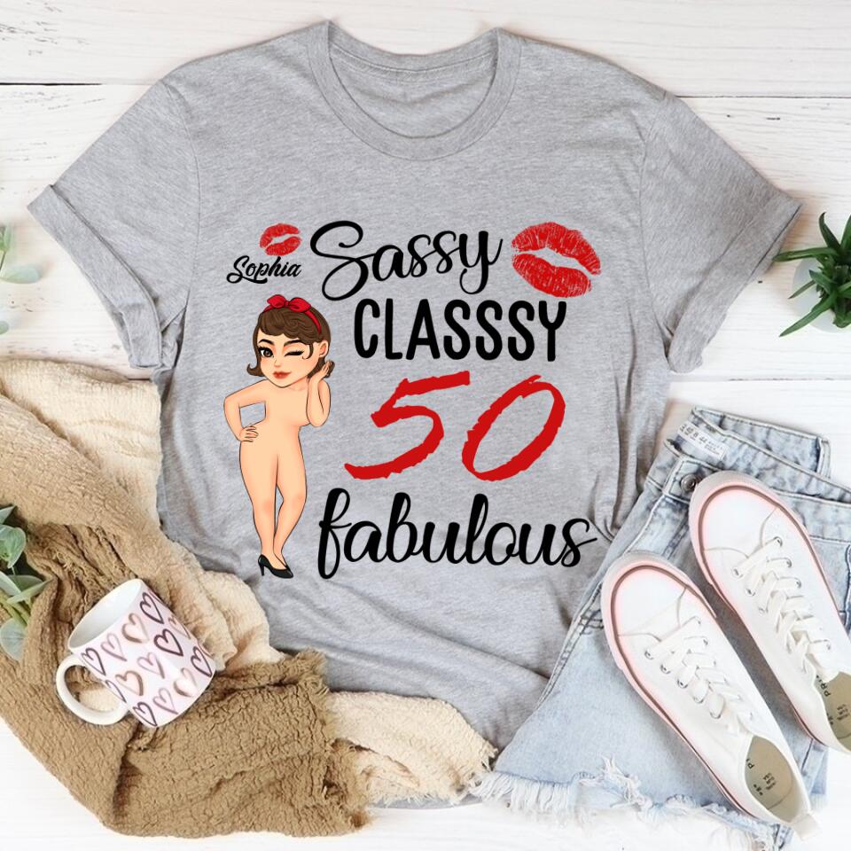 50th Birthday Shirts, Custom Birthday Shirts, Turning 50 Shirt, Gifts For Women Turning 50, 50 And Fabulous Shirt, 1972 Shirt, 50th Birthday Shirts For Her