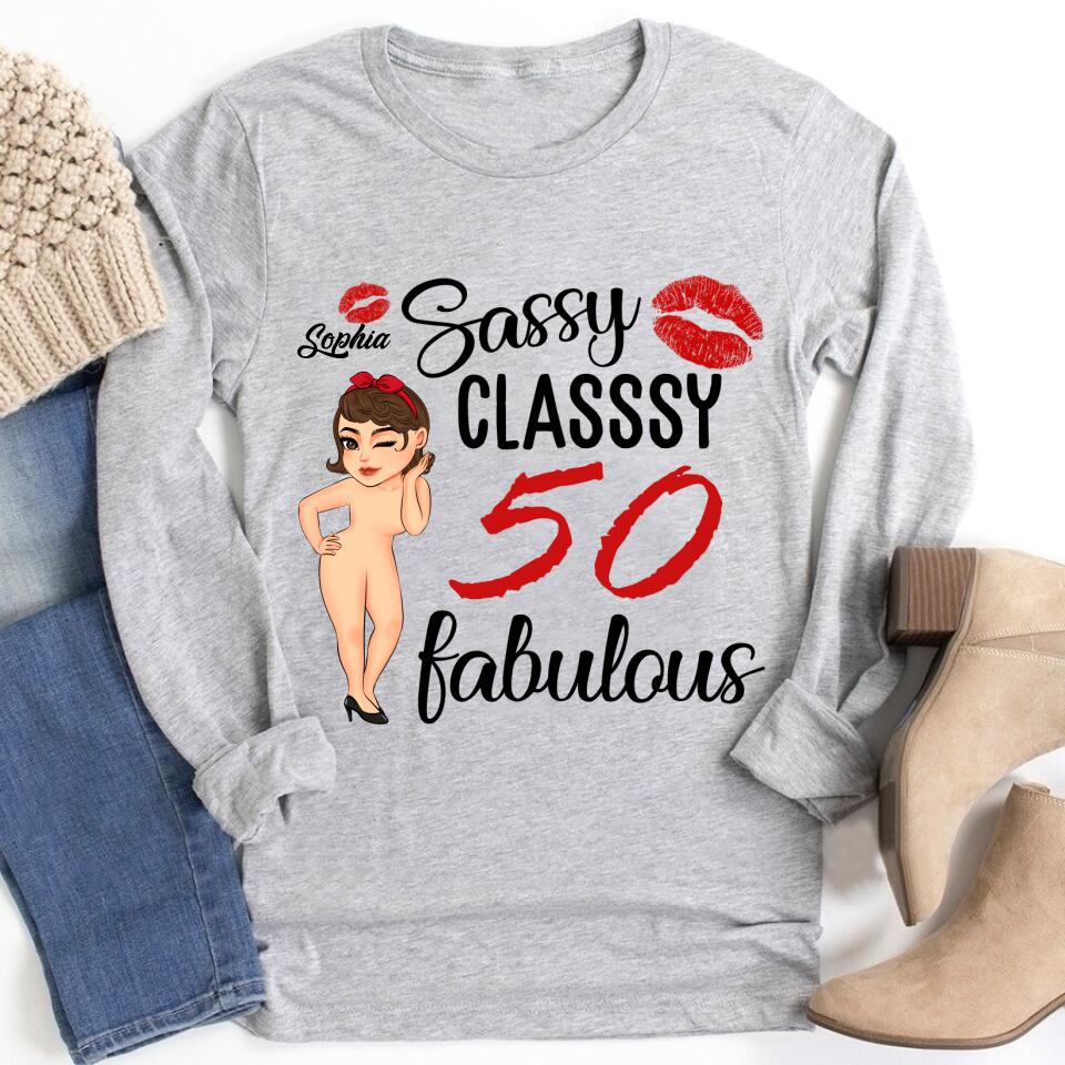 50th Birthday Shirts, Custom Birthday Shirts, Turning 50 Shirt, Gifts For Women Turning 50, 50 And Fabulous Shirt, 1972 Shirt, 50th Birthday Shirts For Her