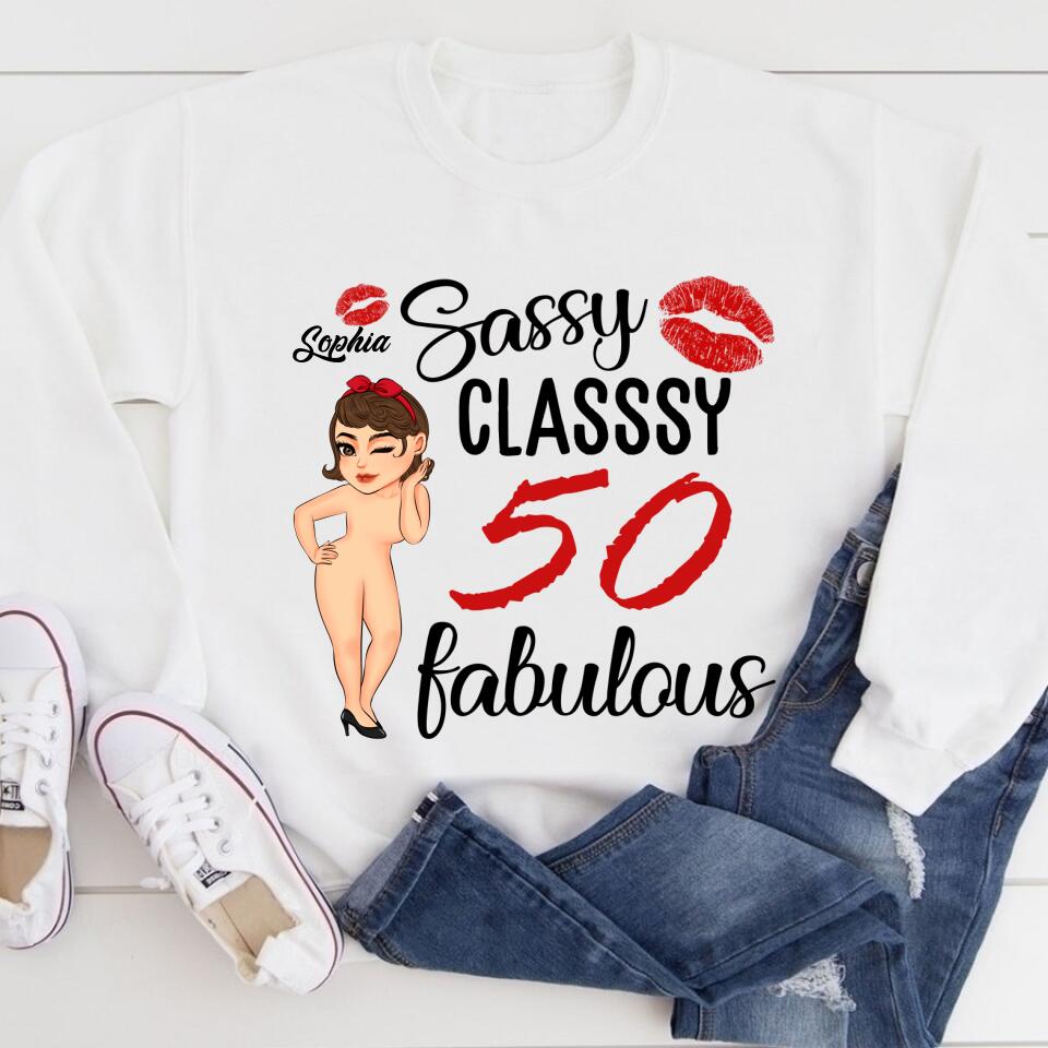50th Birthday Shirts, Custom Birthday Shirts, Turning 50 Shirt, Gifts For Women Turning 50, 50 And Fabulous Shirt, 1972 Shirt, 50th Birthday Shirts For Her