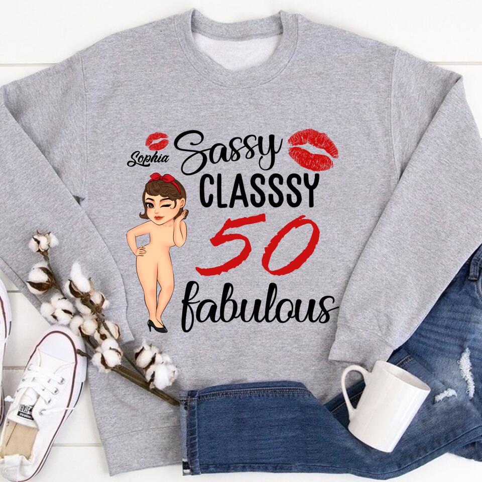 50th Birthday Shirts, Custom Birthday Shirts, Turning 50 Shirt, Gifts For Women Turning 50, 50 And Fabulous Shirt, 1972 Shirt, 50th Birthday Shirts For Her