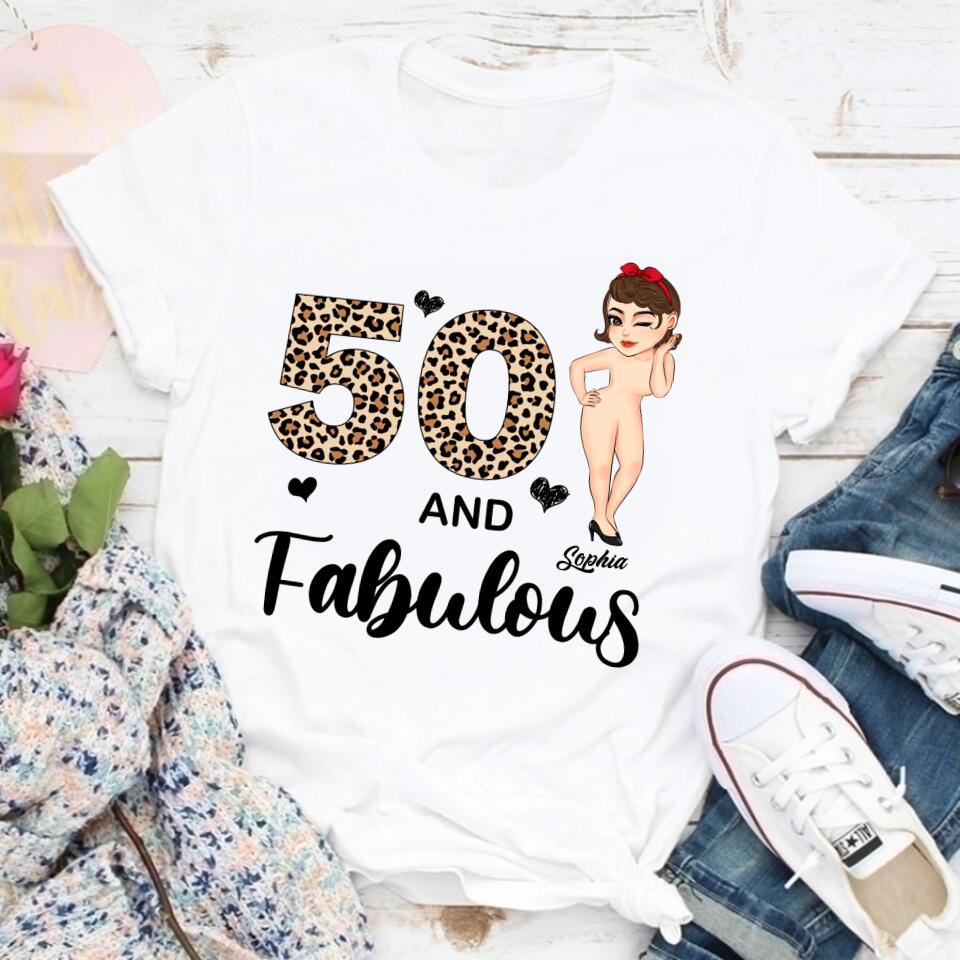 50th Birthday Shirts, Custom Birthday Shirts, Turning 50 Shirt, Gifts For Women Turning 50, 50 And Fabulous Shirt, 1972 Shirt, 50th Birthday Shirts For Her