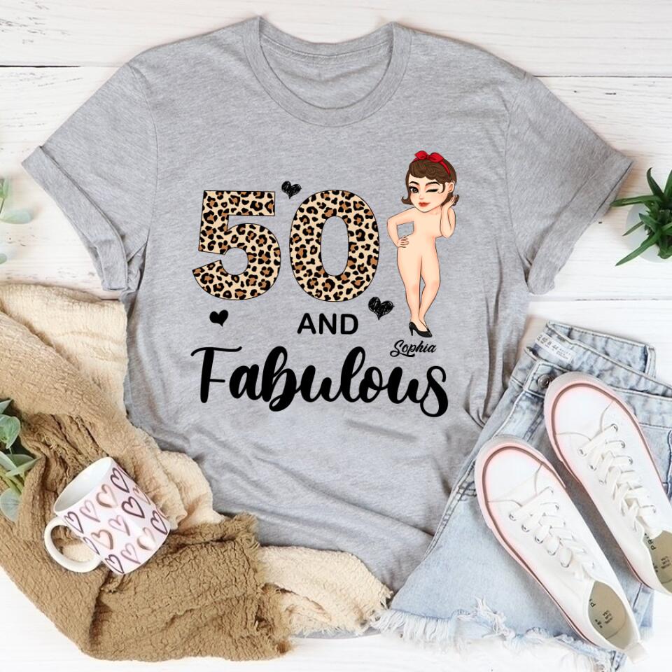 50th Birthday Shirts, Custom Birthday Shirts, Turning 50 Shirt, Gifts For Women Turning 50, 50 And Fabulous Shirt, 1972 Shirt, 50th Birthday Shirts For Her