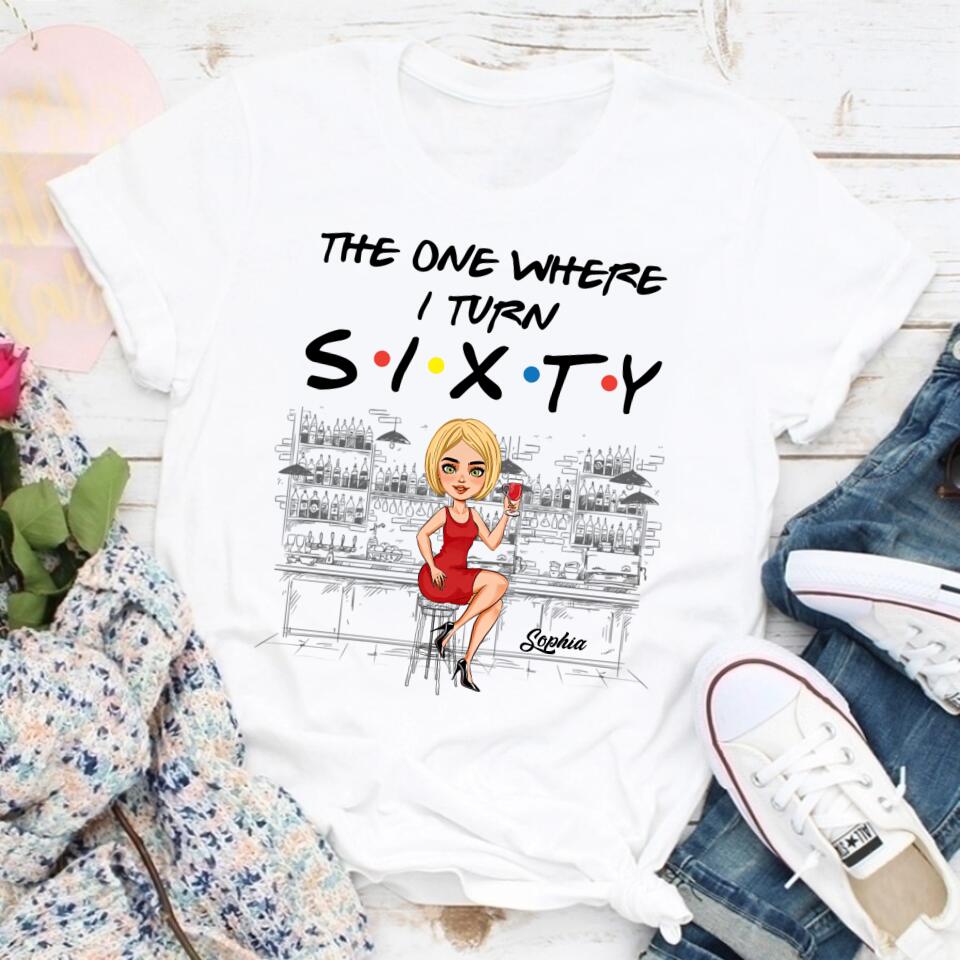 Sixty Shirt, Stepping Into My 60th Birthday Like A Boss, 60th Birthday Unique Gifts For Woman, 60th Birthday Ideas, Turning 60 Years Old Cotton Shirt