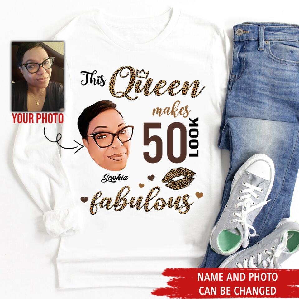 50th Birthday Shirts, Custom Birthday Shirts, Turning 50 Shirt, Gifts For Women Turning 50, 50 And Fabulous Shirt, 1972 Shirt, 50th Birthday Shirts For Her
