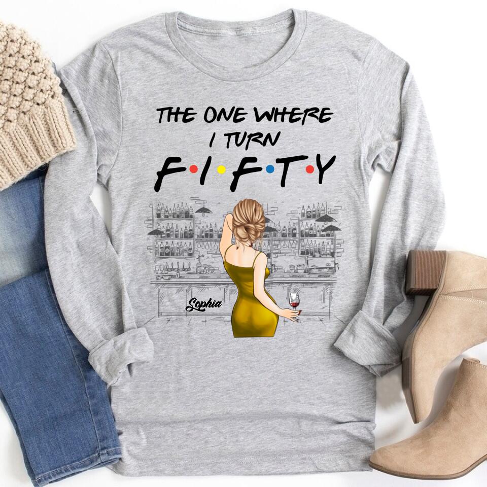 50th Birthday Shirts, Custom Birthday Shirts, Turning 50 Shirt, Gifts For Women Turning 50, 50 And Fabulous Shirt, 1975 Shirt, 50th Birthday Shirts For Her