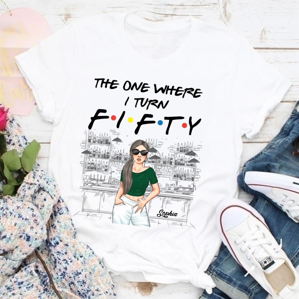 Hello Fifty Shirt - 50th Birthday Shirts, Custom Birthday Shirts, Turning 50 Shirt, Gifts For Women Turning 50, 50 And Fabulous Shirt, 1972 Shirt, 50th Birthday Shirts For Her