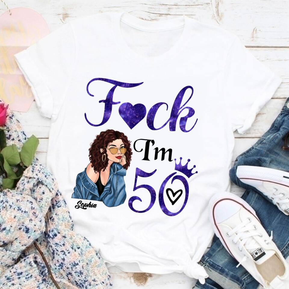 I'm 50 Shirt - 50th Birthday Shirts, Custom Birthday Shirts, Turning 50 Shirt, Gifts For Women Turning 50, 50 And Fabulous Shirt, 1972 Shirt, 50th Birthday Shirts For Her