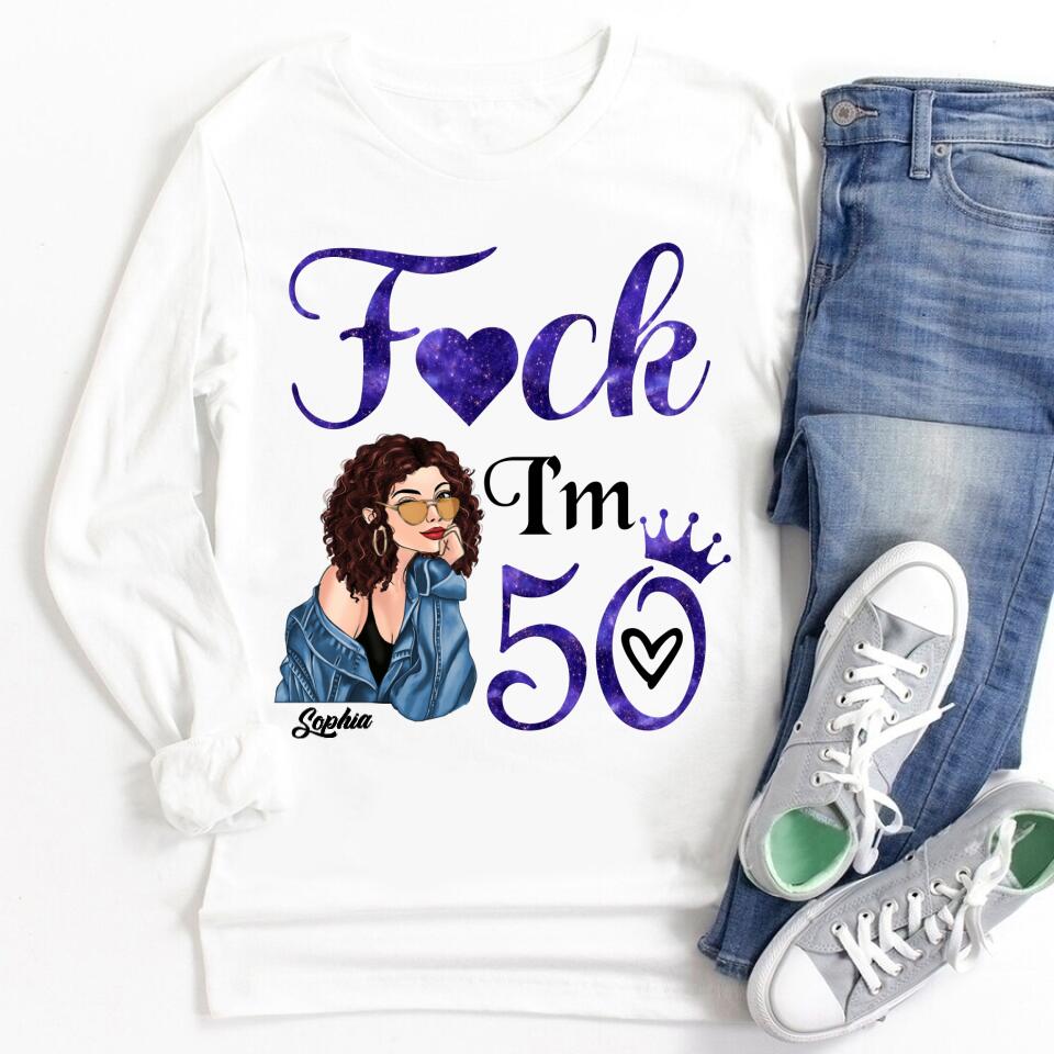 I&#39;m 50 Shirt - 50th Birthday Shirts, Custom Birthday Shirts, Turning 50 Shirt, Gifts For Women Turning 50, 50 And Fabulous Shirt, 1972 Shirt, 50th Birthday Shirts For Her