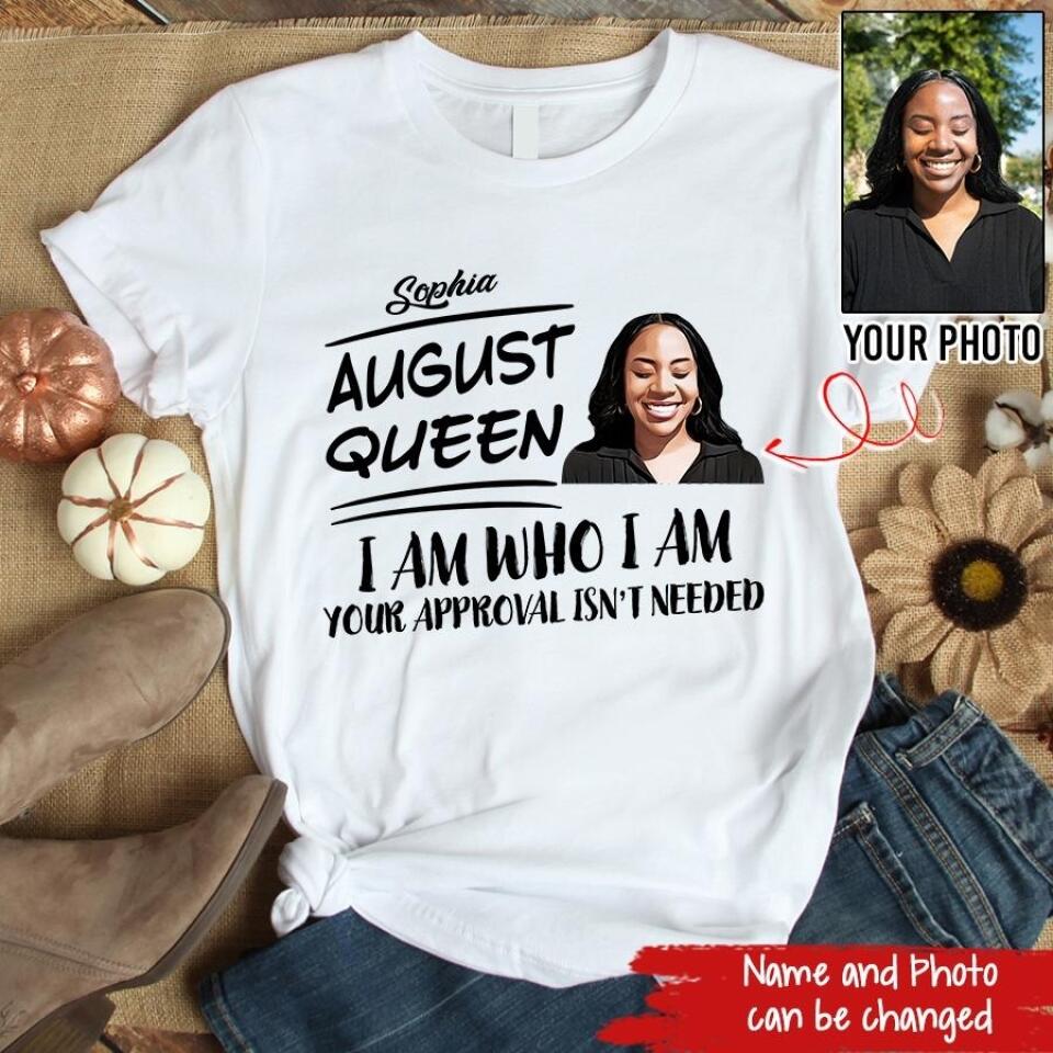 August Birthday Shirt, Custom Birthday Shirt, Queens Born In August, August Birthday Shirts For Woman, August Birthday Gifts