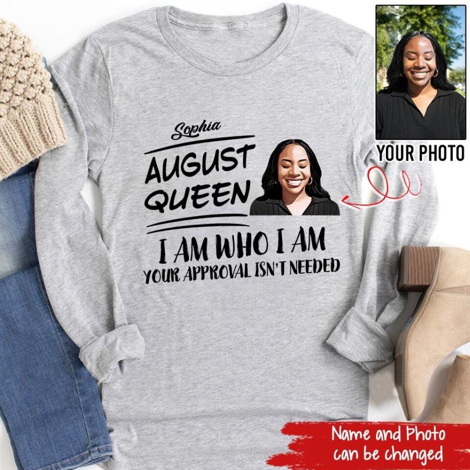 August Birthday Shirt, Custom Birthday Shirt, Queens Born In August, August Birthday Shirts For Woman, August Birthday Gifts