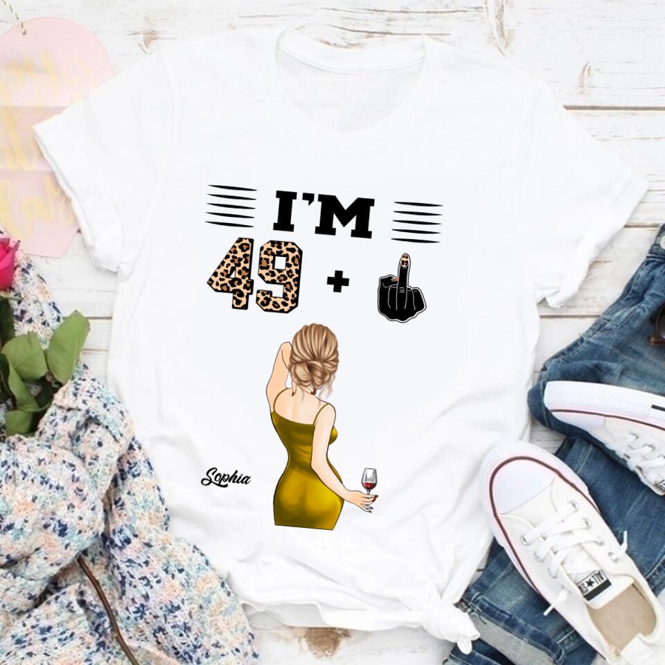 I&#39;m 50 Shirt Vintage 1972 Shirt, Custom Birthday Shirt, 50th Birthday Unique Gifts For Woman, 50th Birthday Ideas, Turning 50 Years Old Cotton Shirt