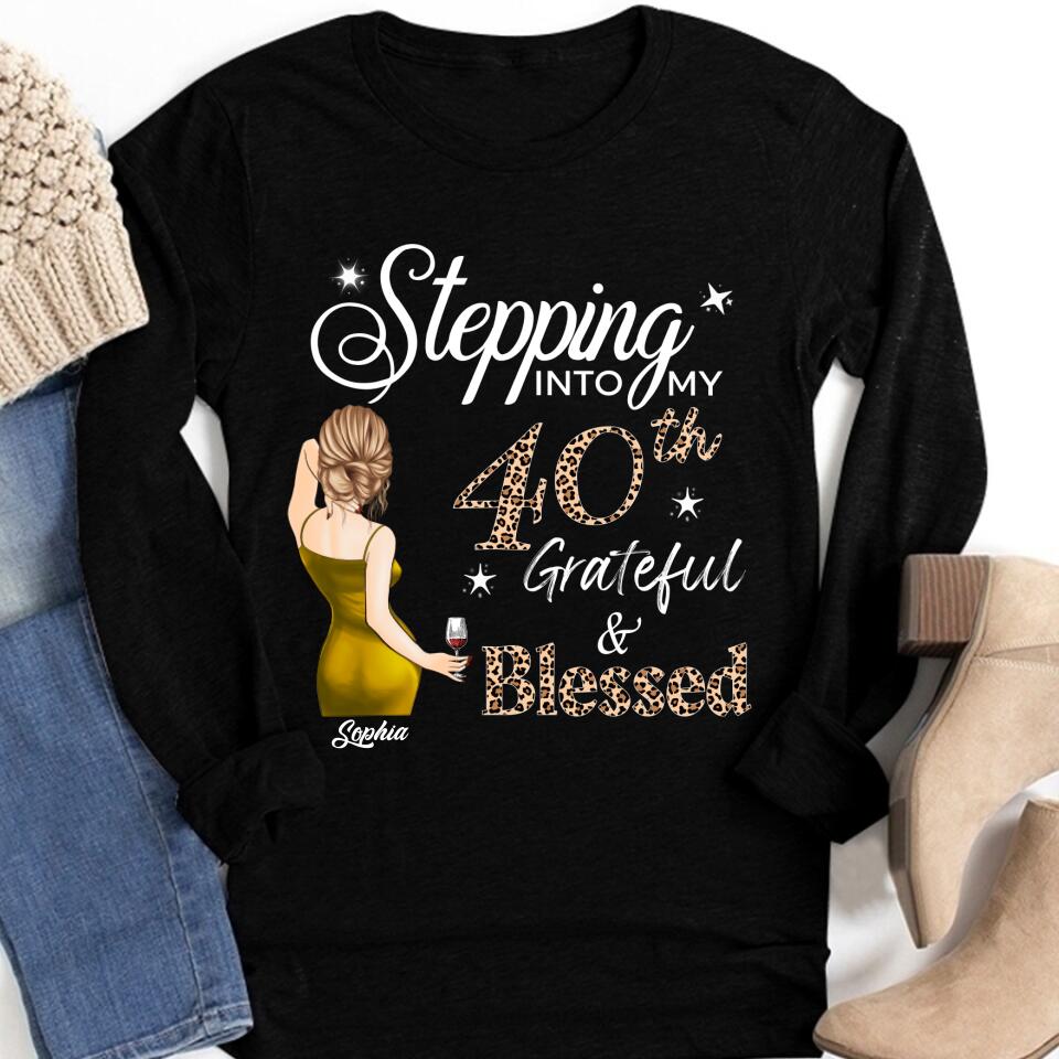 Stepping Into My 40th Birthday, Vintage 1983 Shirt, 40th Birthday Unique Gifts For Woman, 40th Birthday Ideas, Turning 40 Years Old Cotton Shirt