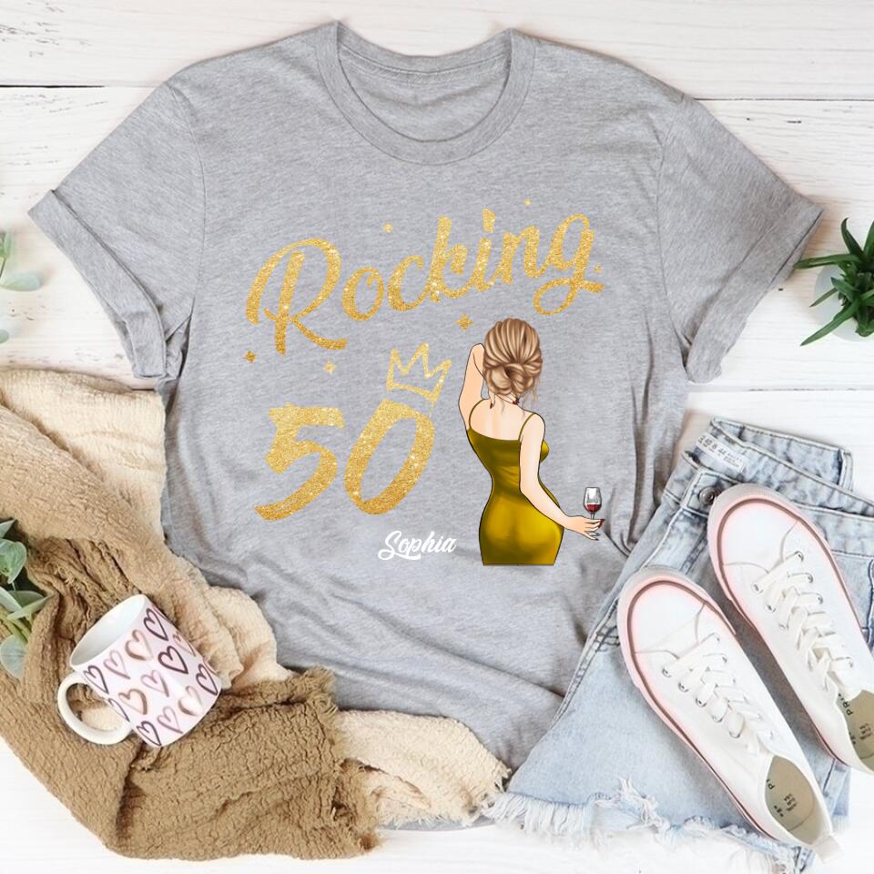 50th Birthday Shirts, Custom Birthday Shirts, Turning 50 Shirt, Gifts For Women Turning 50, 50 And Fabulous Shirt, 1972 Shirt, 50th Birthday Shirts For Her