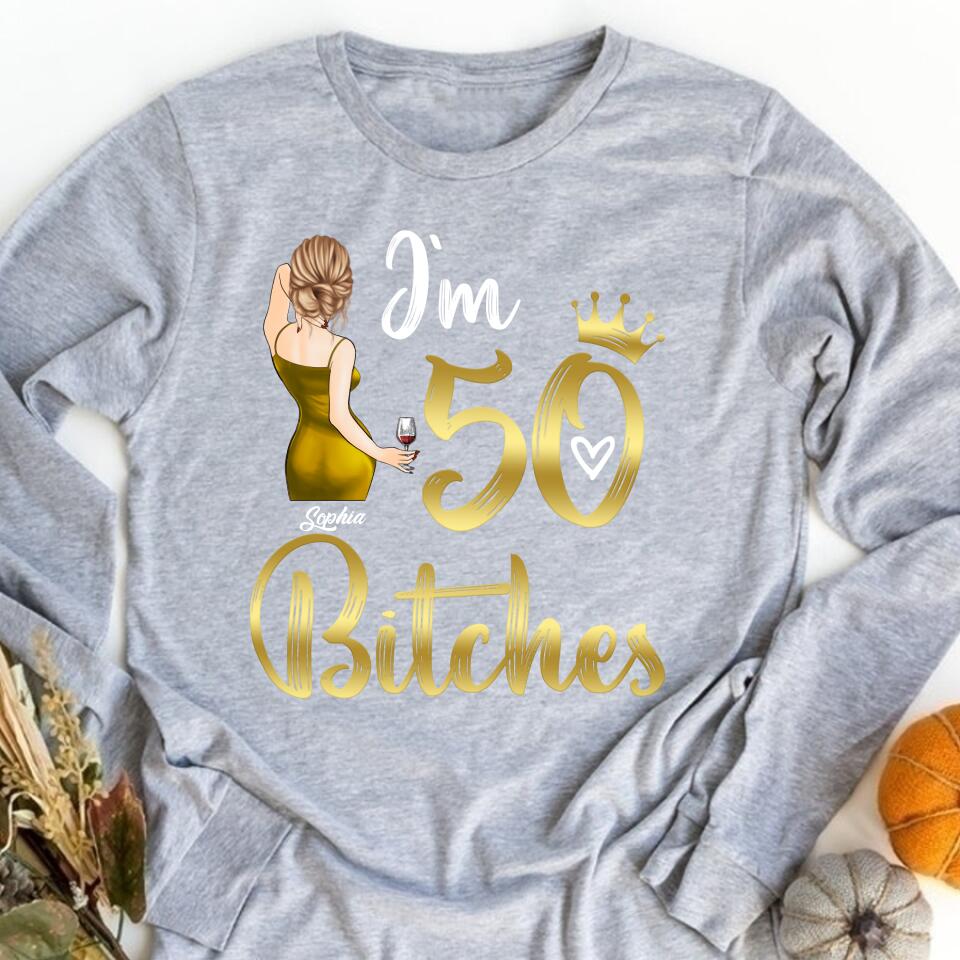 50th Birthday Shirts, Custom Birthday Shirts, Turning 50 Shirt, Gifts For Women Turning 50, 50 And Fabulous Shirt, 1972 Shirt, 50th Birthday Shirts For Her