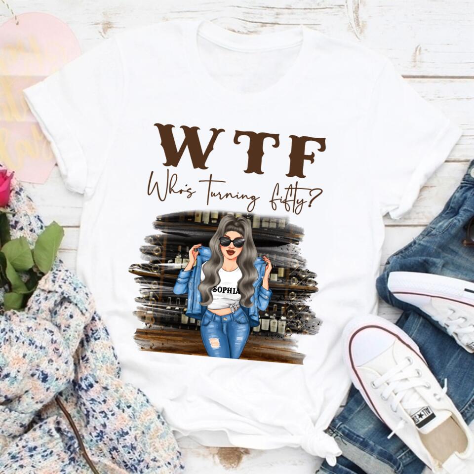 50th Birthday Shirts, Custom Birthday Shirts, Gifts For Women Turning 50, 50 And Fabulous Shirt, 50th Birthday Shirts For Her