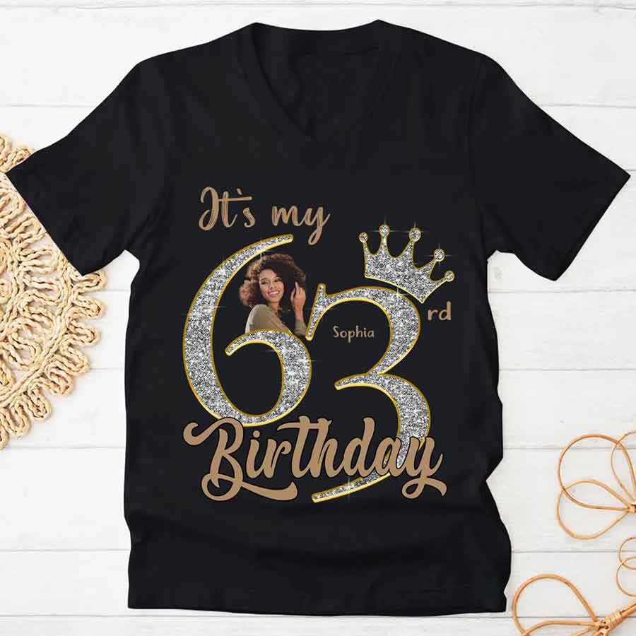 63rd Birthday Shirts, Custom Birthday Shirts, Turning 63 Shirt For Women, Turning 63 And Fabulous Shirt, 1962 Shirt, Best Gifts For Women Turning 63-YPT-HCT