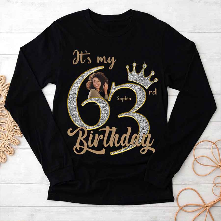 63rd Birthday Shirts, Custom Birthday Shirts, Turning 63 Shirt For Women, Turning 63 And Fabulous Shirt, 1962 Shirt, Best Gifts For Women Turning 63-YPT-HCT