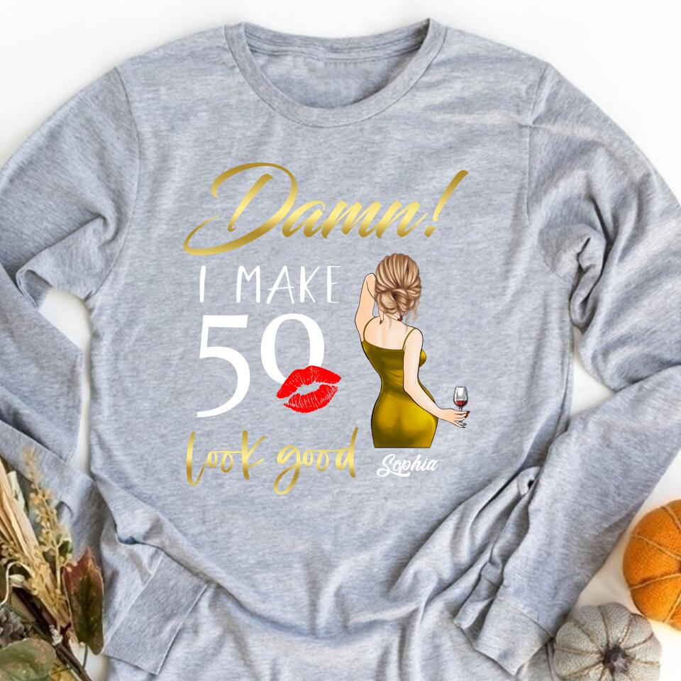 50th Birthday Shirts, Custom Birthday Shirts, Turning 50 Shirt, Gifts For Women Turning 50, 50 And Fabulous Shirt, 1972 Shirt, 50th Birthday Shirts For Her