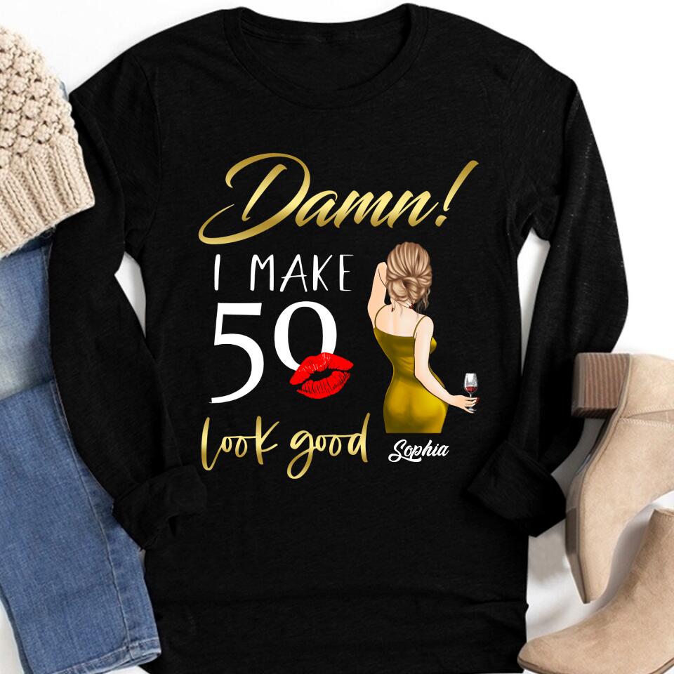 50th Birthday Shirts, Custom Birthday Shirts, Turning 50 Shirt, Gifts For Women Turning 50, 50 And Fabulous Shirt, 1972 Shirt, 50th Birthday Shirts For Her
