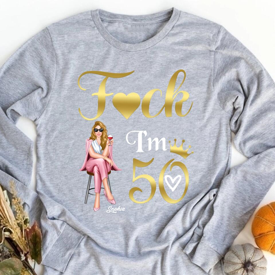 50th Birthday Shirts, Custom Birthday Shirts, Turning 50 Shirt, Gifts For Women Turning 50, 50 And Fabulous Shirt, 1972 Shirt, 50th Birthday Shirts For Her