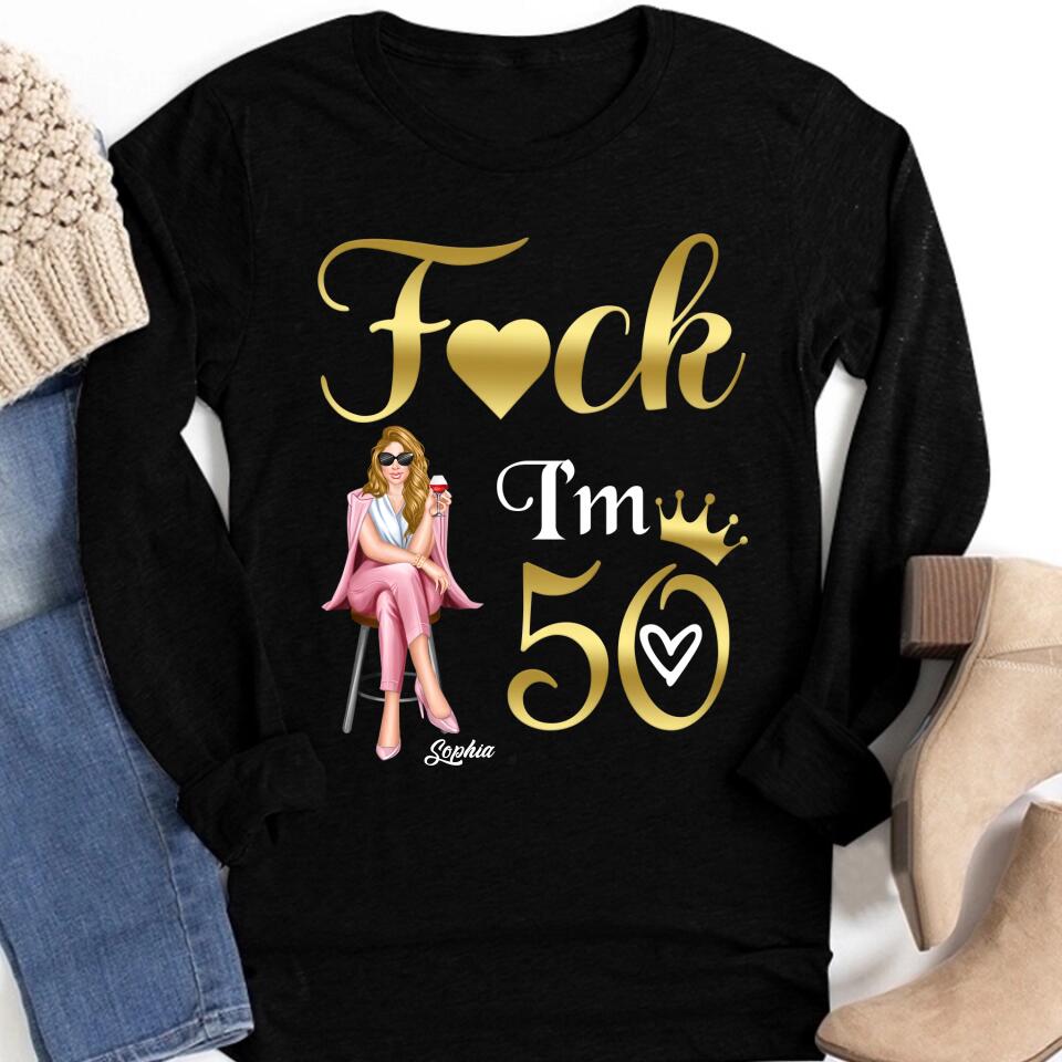 50th Birthday Shirts, Custom Birthday Shirts, Turning 50 Shirt, Gifts For Women Turning 50, 50 And Fabulous Shirt, 1972 Shirt, 50th Birthday Shirts For Her